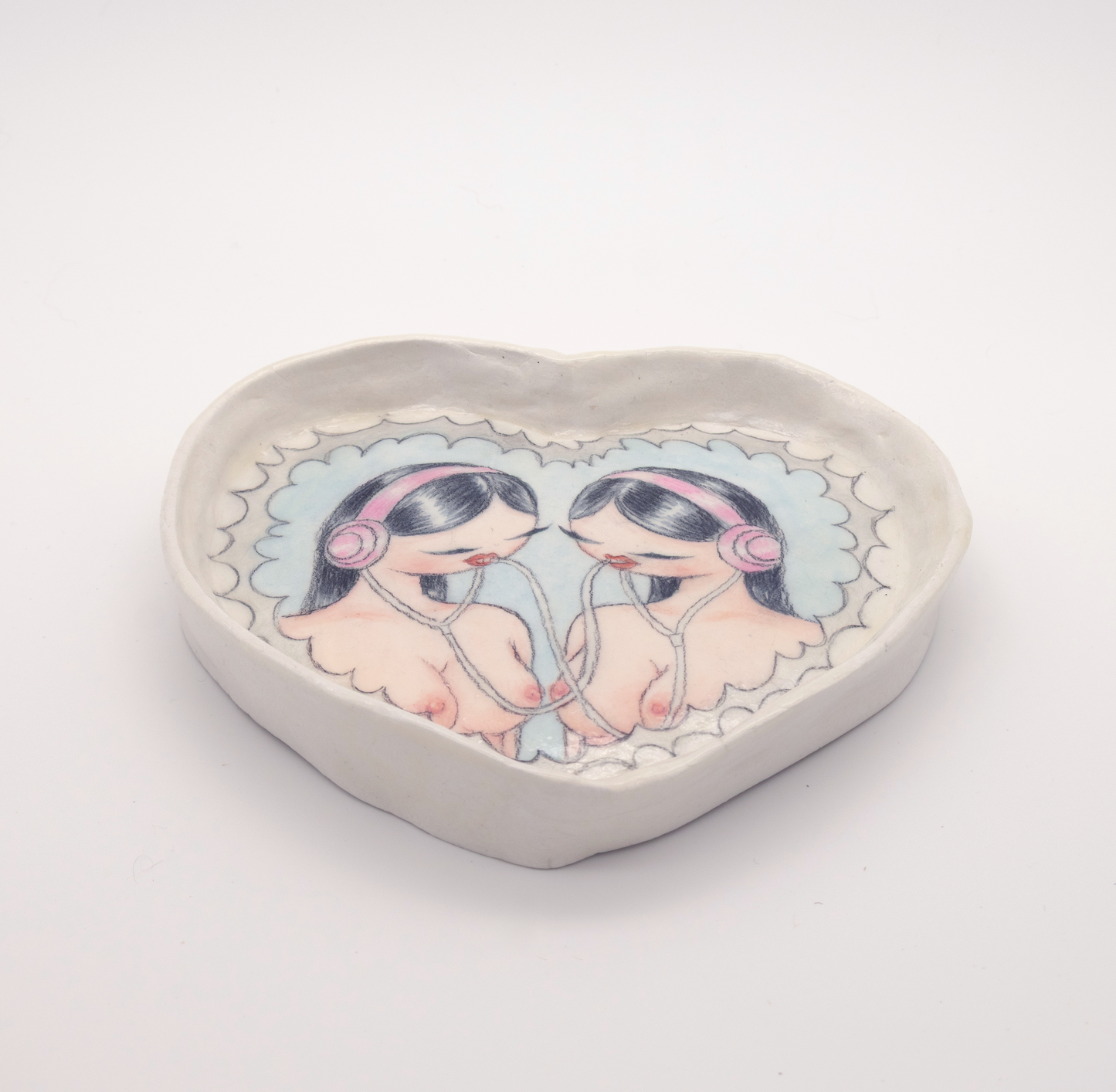 "The art of vulnerability" trinket tray