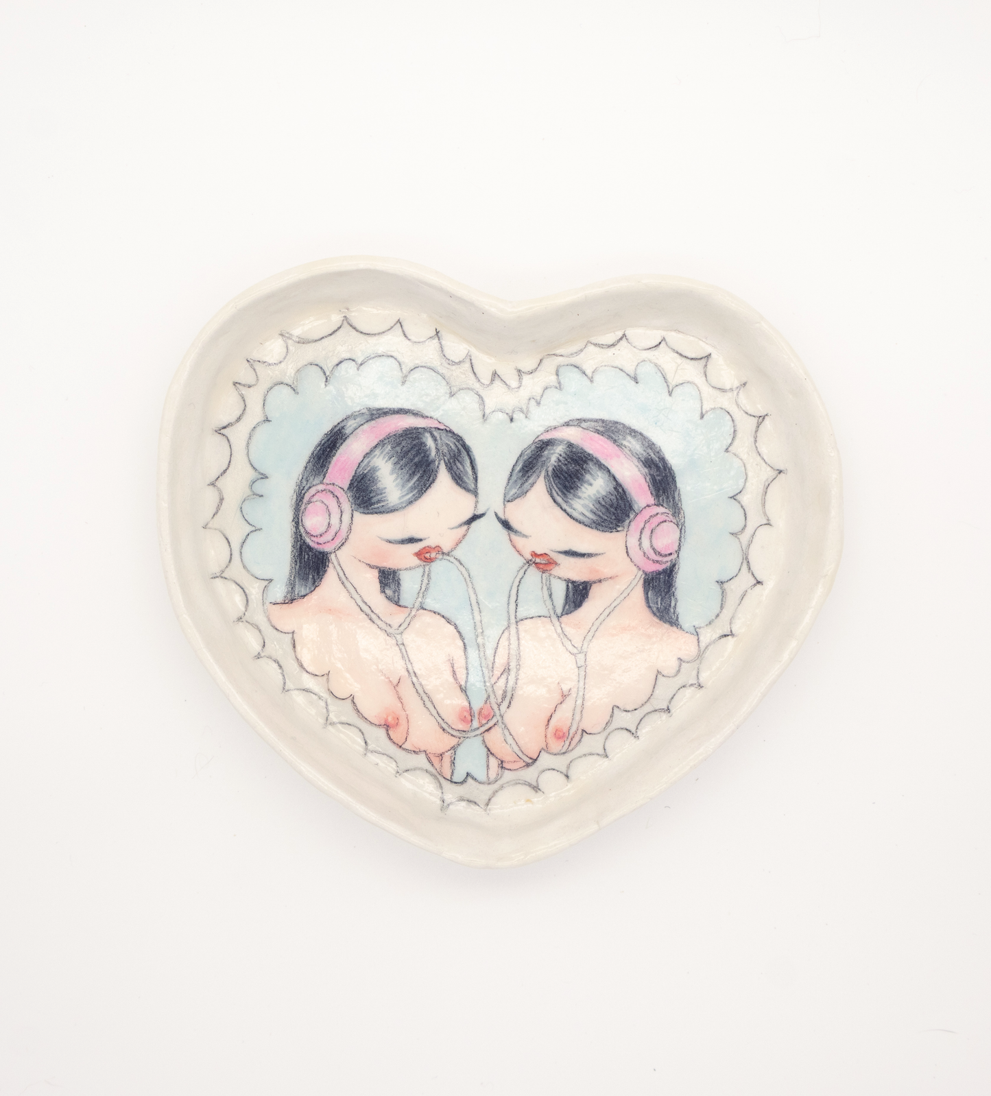 "The art of vulnerability" trinket tray